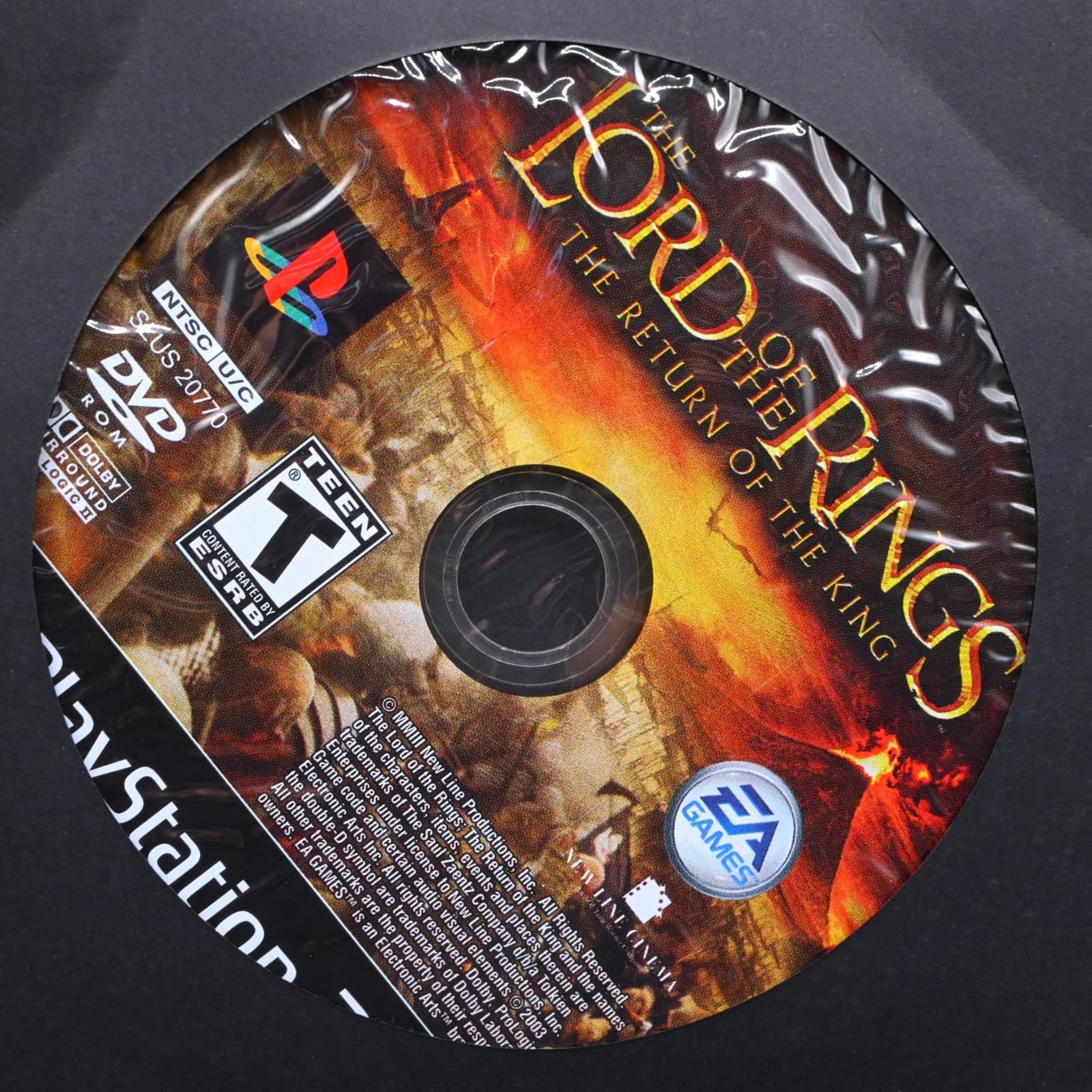 Lord of the Rings: The Return of the King PlayStation 2 PS2 - Disc Only - Tested - Thumbnail 2