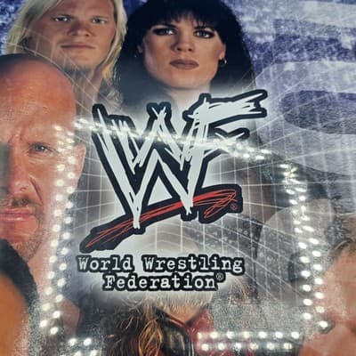 Vintage WWF 2001 New Sealed 16 Month Calendar The Rock Stone Cold Steve Austin - Thumbnail 3