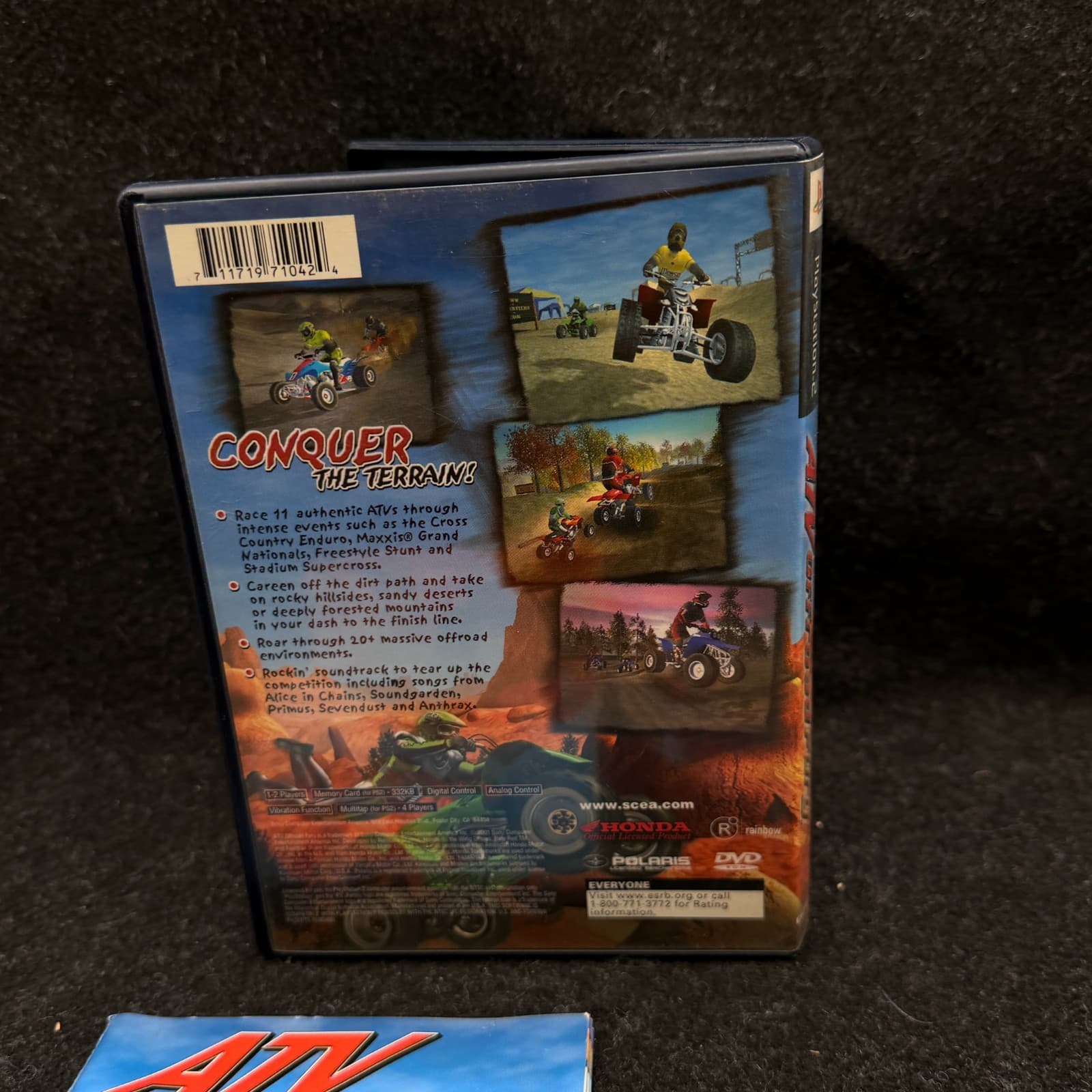 ATV Offroad Fury (Sony PlayStation 2, 2001) PS2 CIB W/Manual - Thumbnail 4