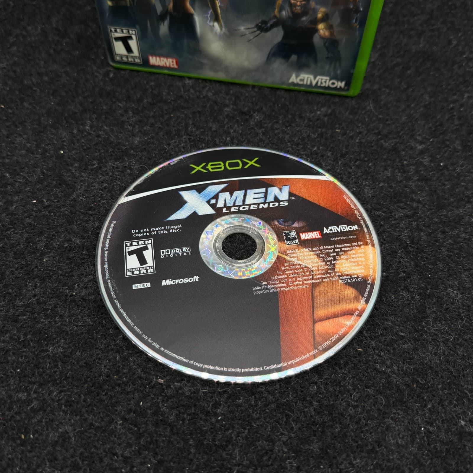X-Men: Legends (Original Xbox) Black Label Case & Disc TESTED - Thumbnail 2