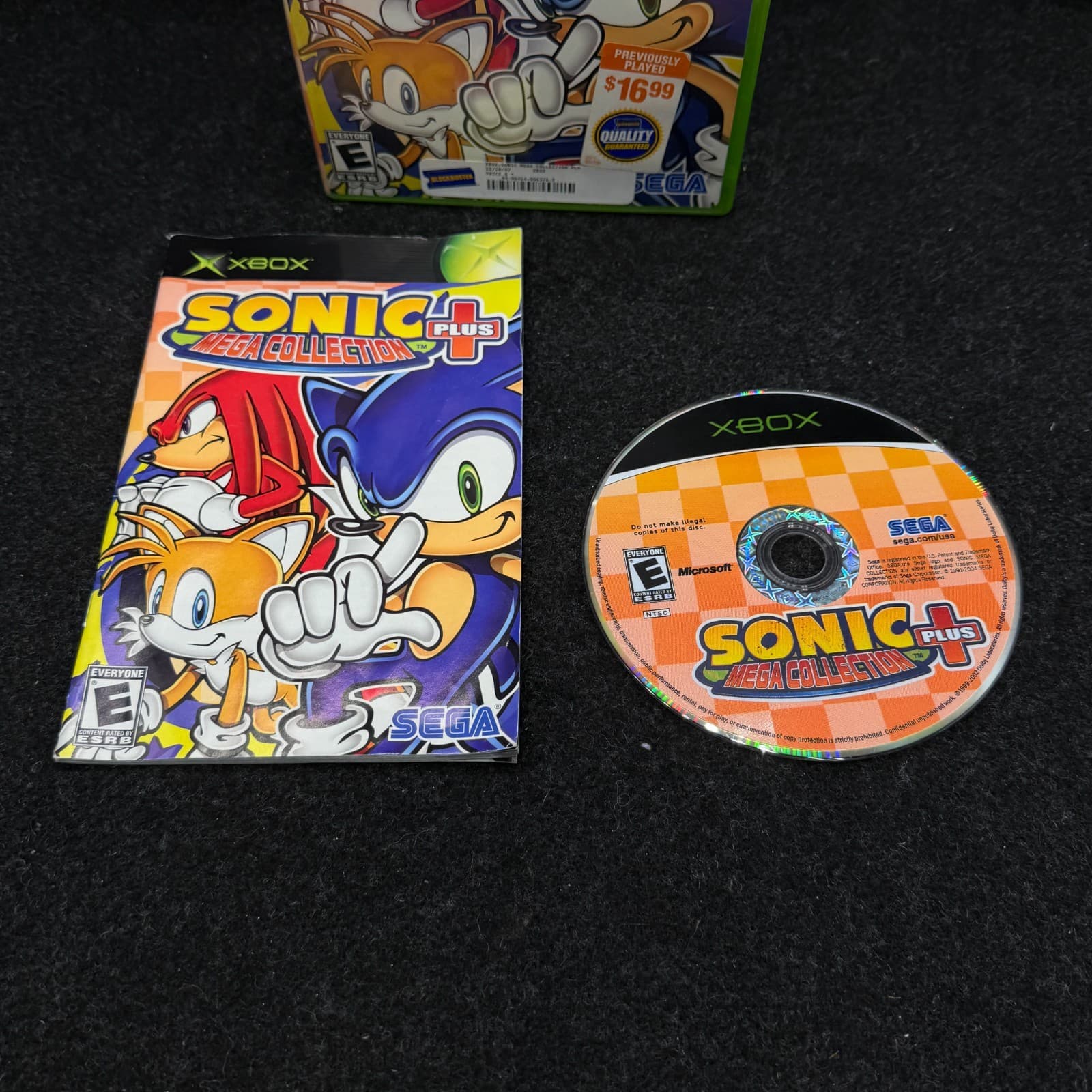 Sonic Mega Collection Plus (Xbox, 2004) Complete Tested Working - Thumbnail 4