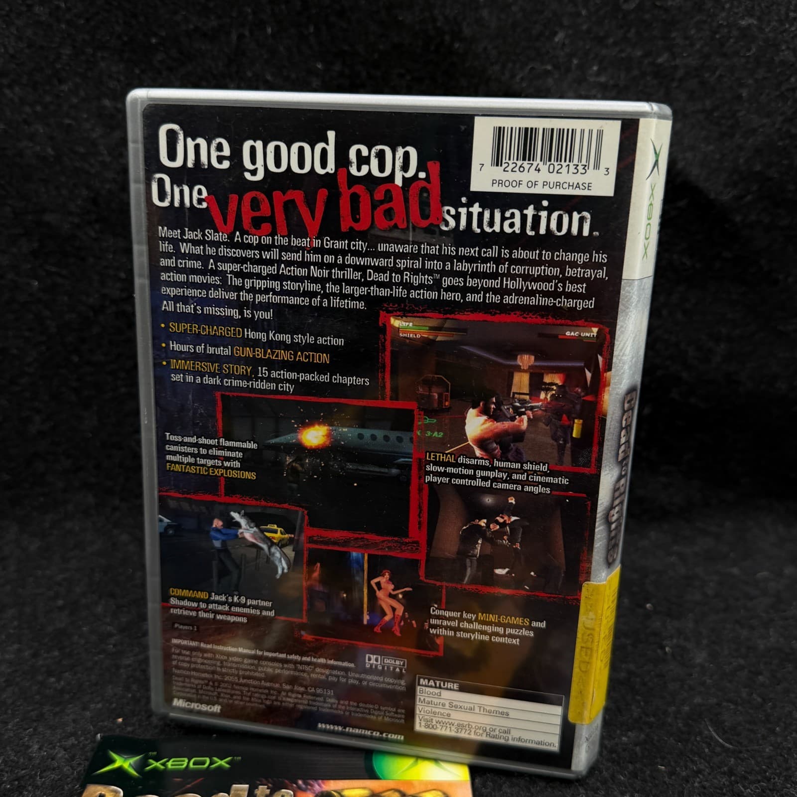 Dead to Rights - Microsoft Xbox Platinum Hits CIB Tested - Thumbnail 3