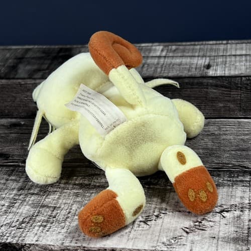 Meowth Pokemon Plush Game Freak 1998 Nintendo 6" Bean Bag yellow - Thumbnail 7