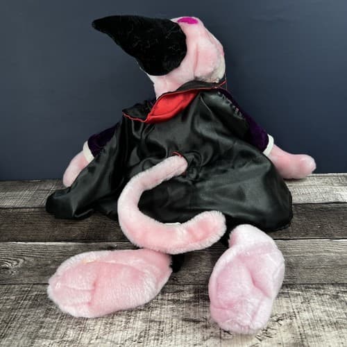 VTG 1999 Kelly Toy Pink Panther wizard/magician Stuffed Animal - Thumbnail 4