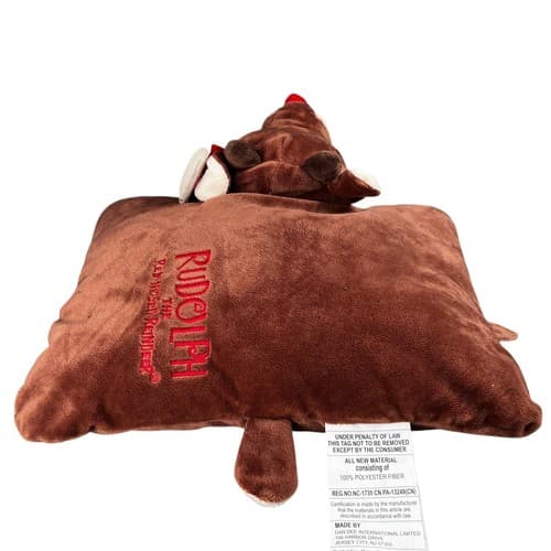 Rudolph the Red Nose Reindeer Island of Misfit Toys 16.5” Plush Pillow With Tags - Thumbnail 2