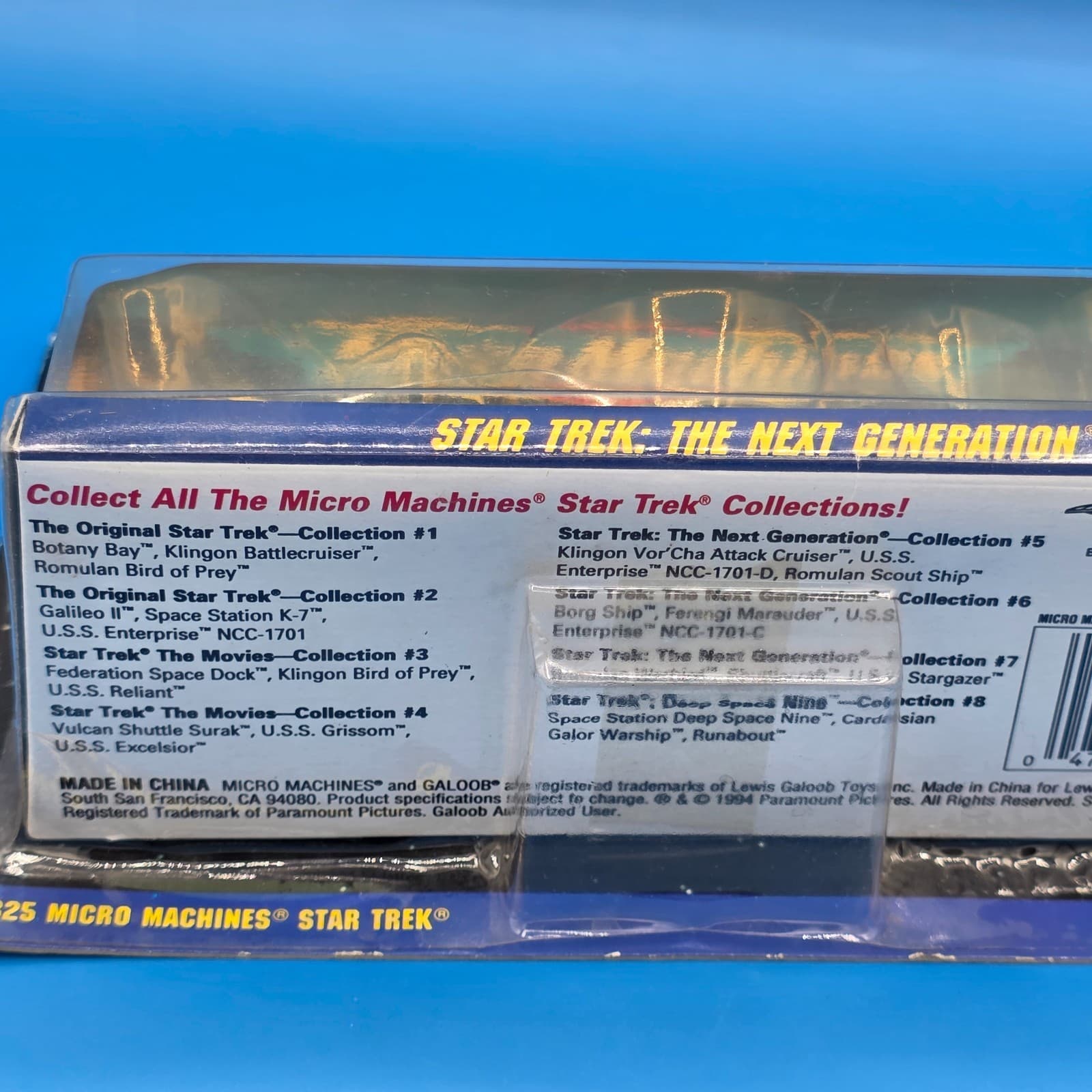 Micro Machines Space Star Trek The Next Generation Star Gazer #65825 Galoob NIP - Thumbnail 5