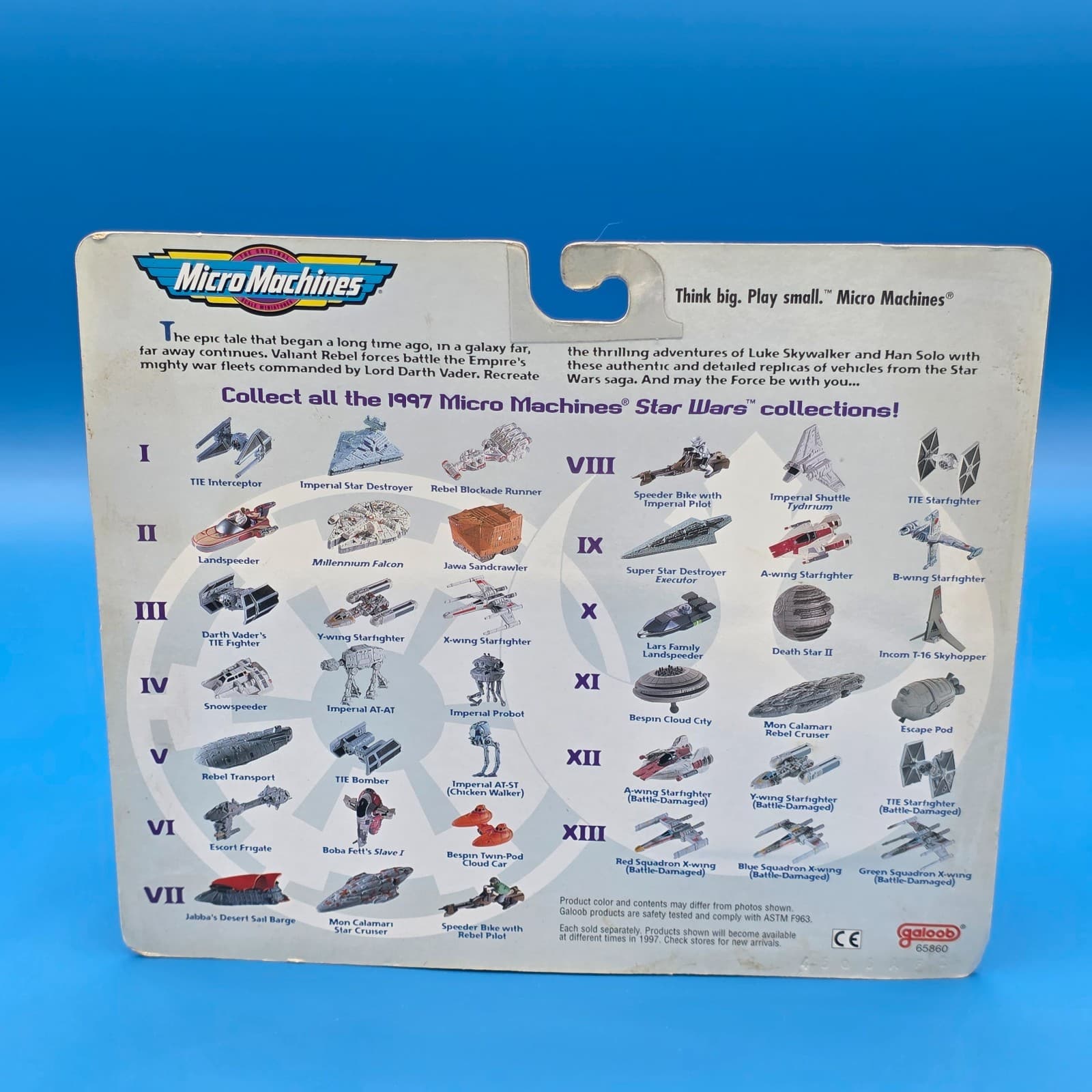 VTG 1994 Galoob Micro Machines: Star Wars X (65860) Collection #10 Death Star - Thumbnail 8