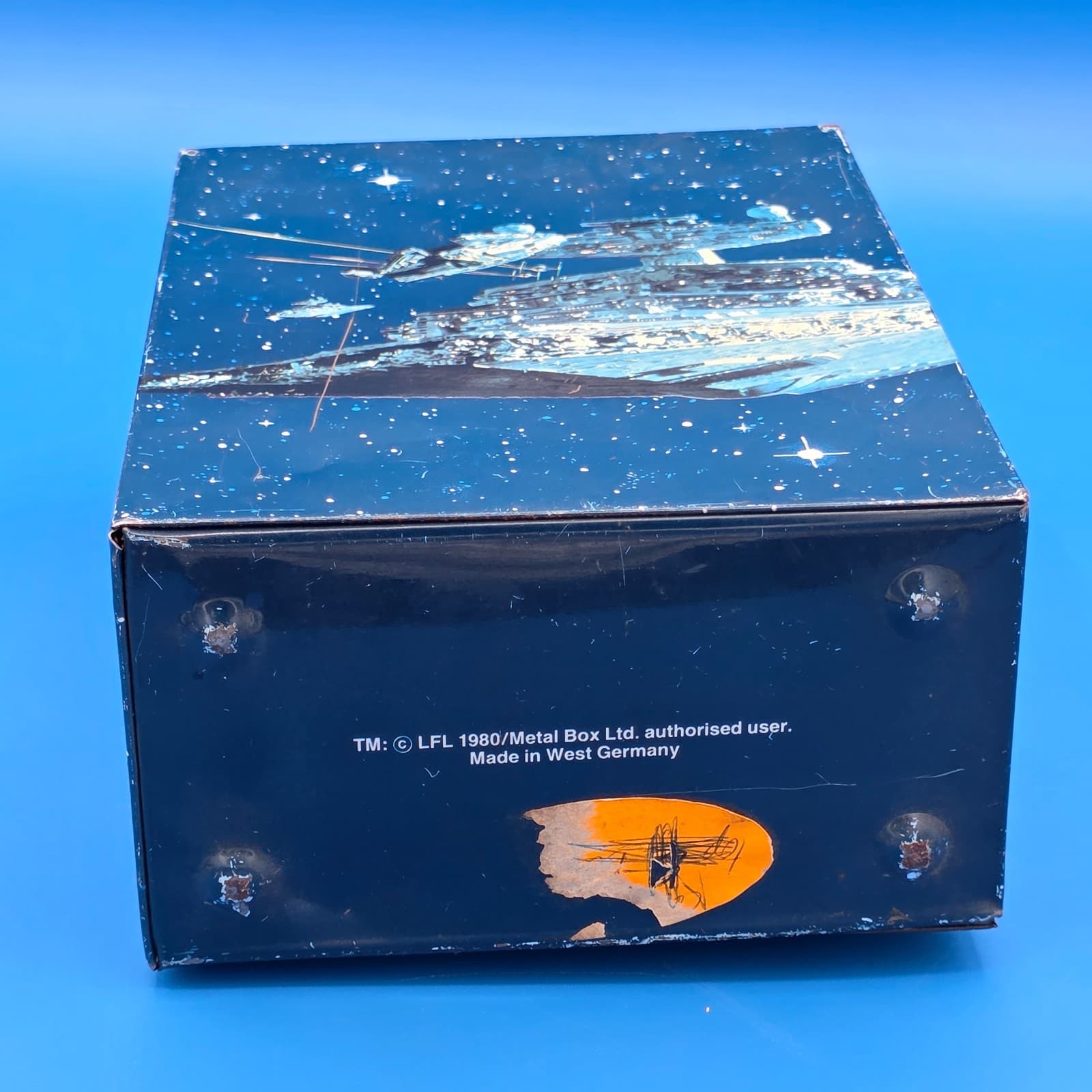 Star Wars Empire Strikes Back Darth Vader 1980 Metal Bank Toy Safe Combination - Thumbnail 4