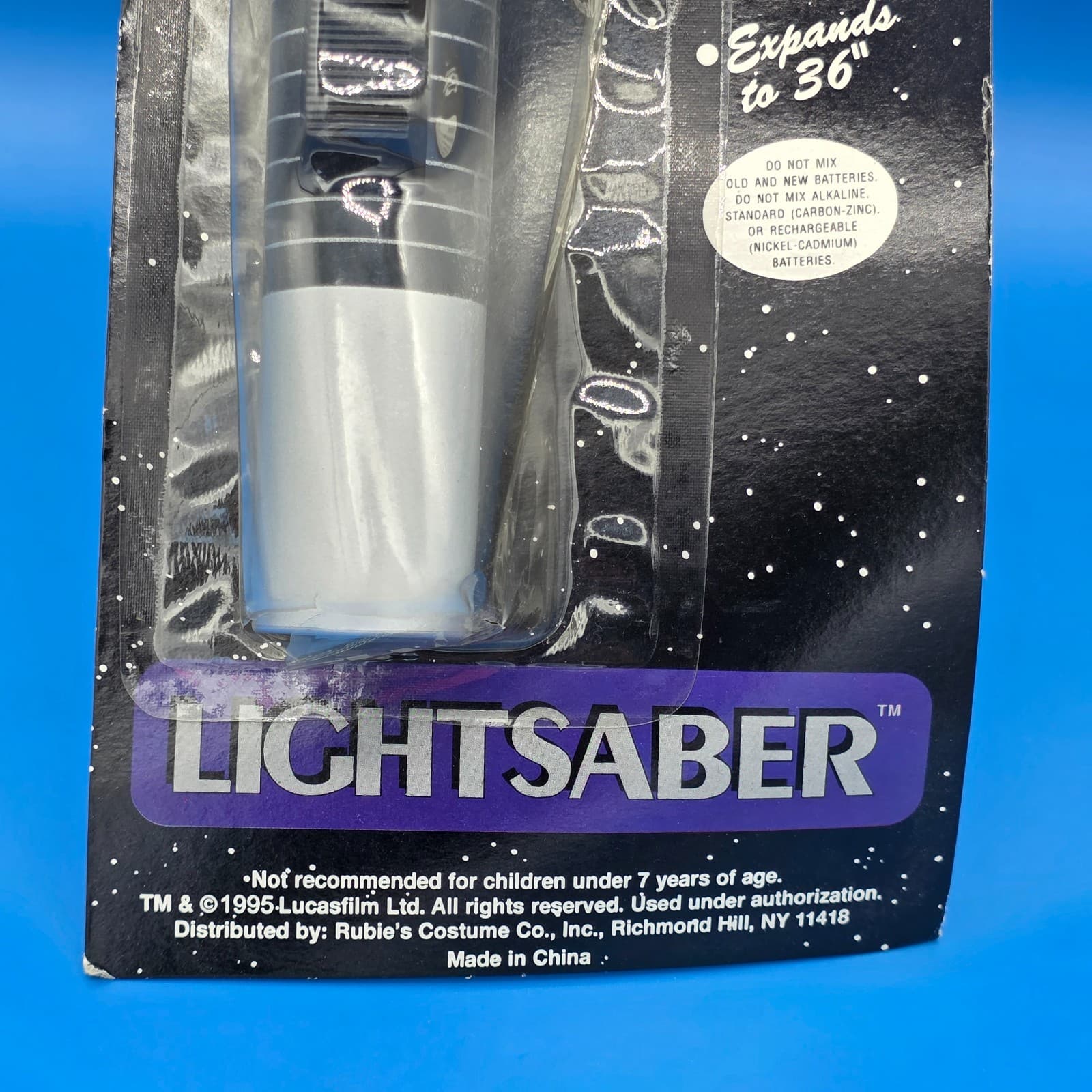 RARE Vtg Star Wars Rubies 1995 Lightsaber #1588 Lights Up Expandable to 36”New - Thumbnail 6