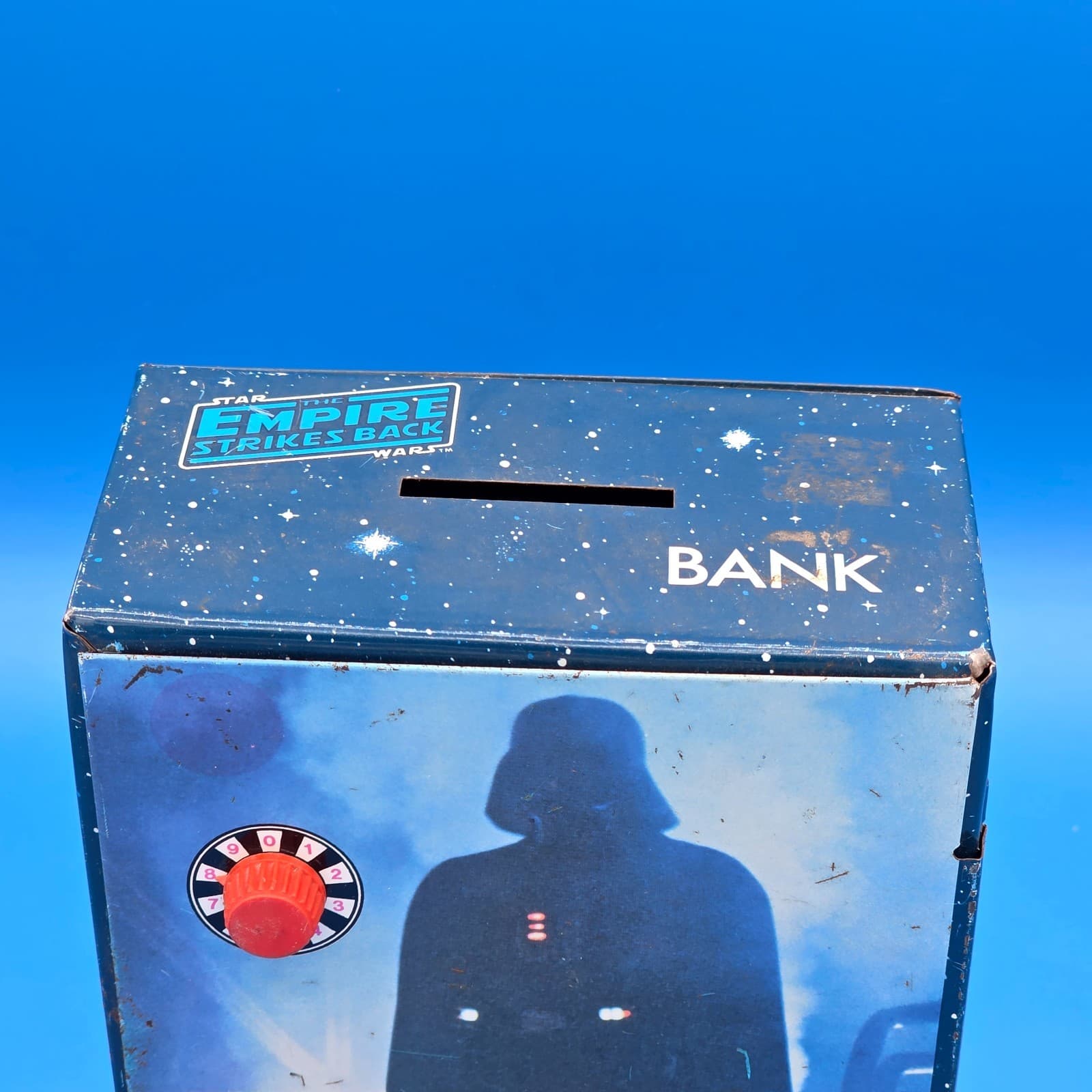 Star Wars Empire Strikes Back Darth Vader 1980 Metal Bank Toy Safe Combination - Thumbnail 8