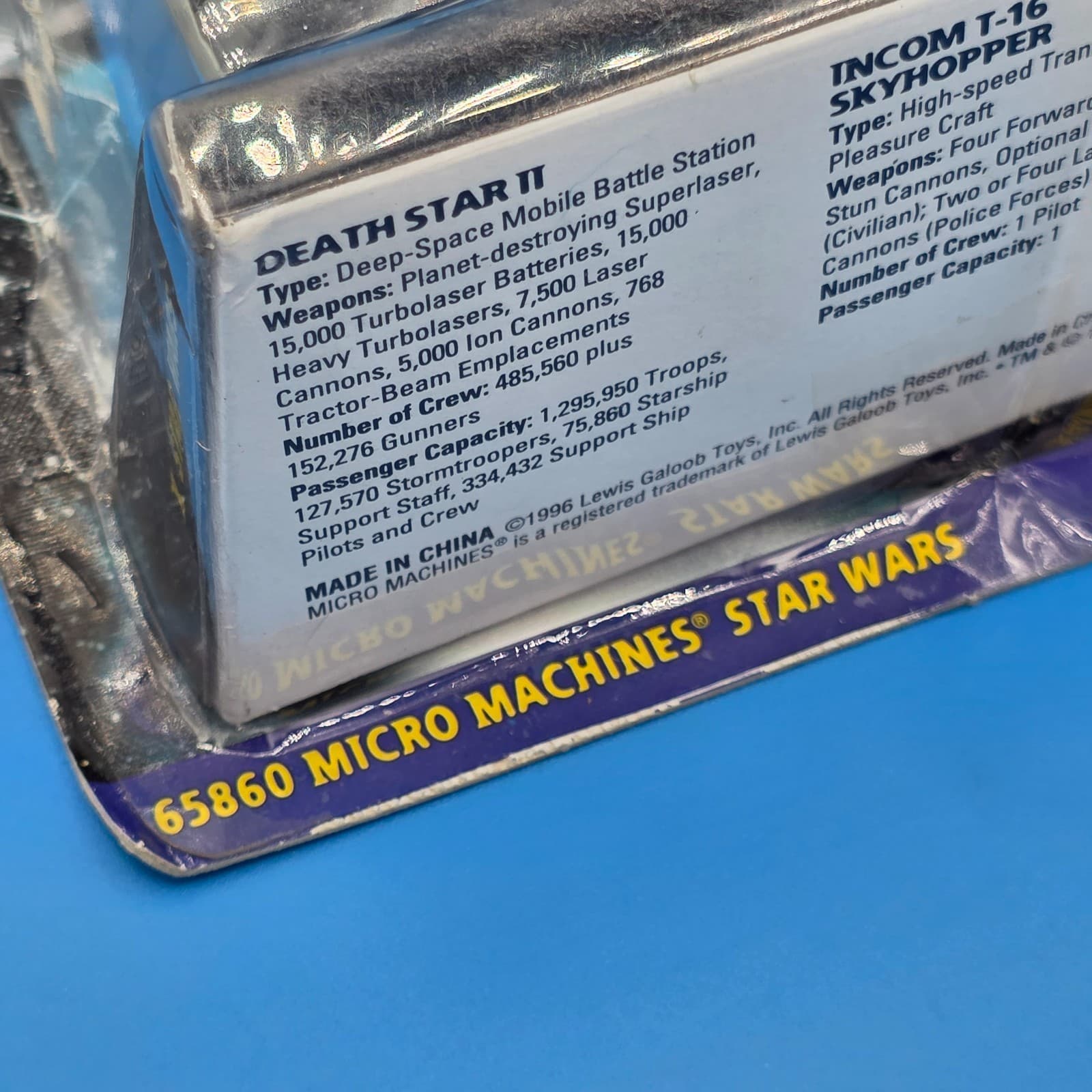VTG 1994 Galoob Micro Machines: Star Wars X (65860) Collection #10 Death Star - Thumbnail 6