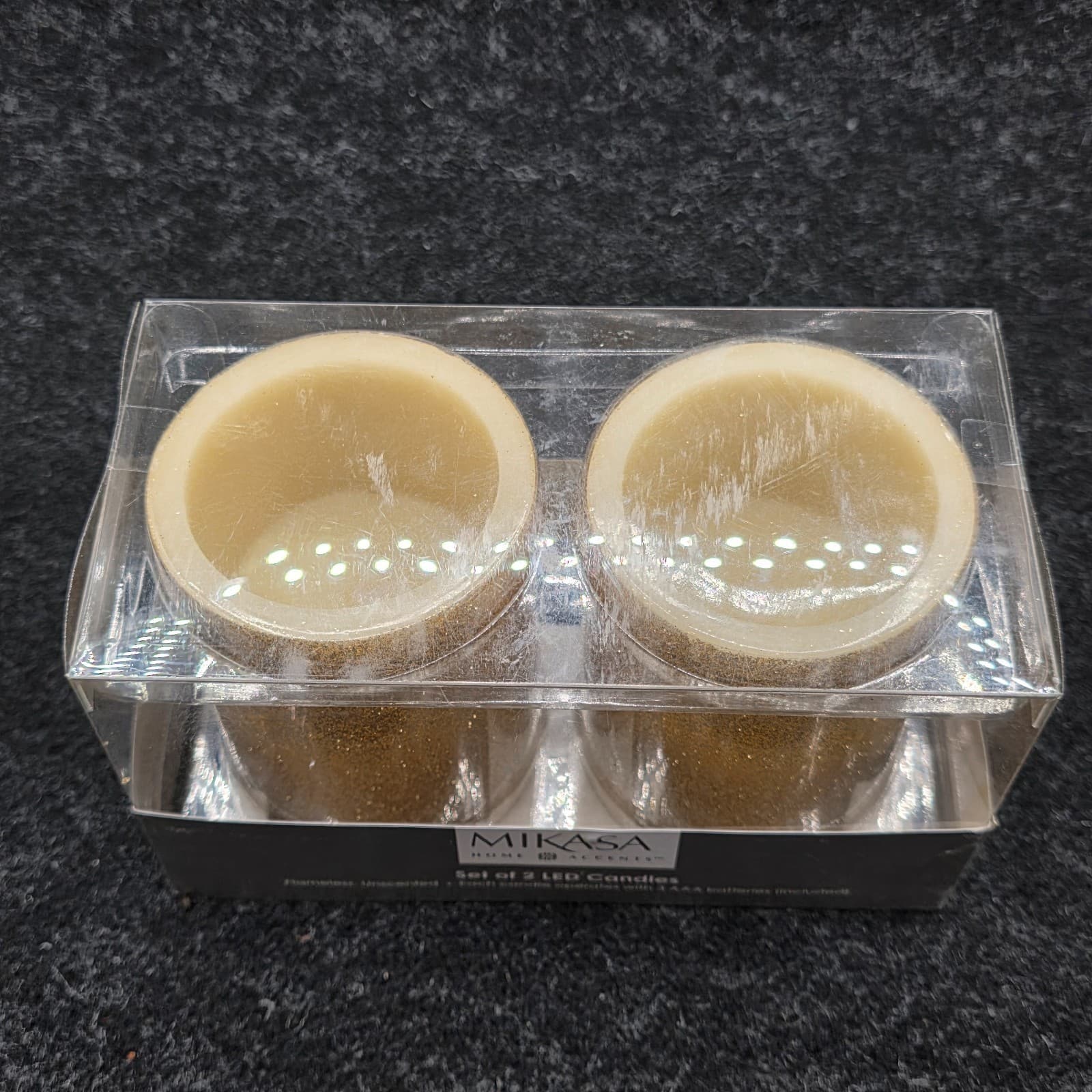 Mikasa Home Accents Set Of 2 LED Candles Battery Operated - Thumbnail 3