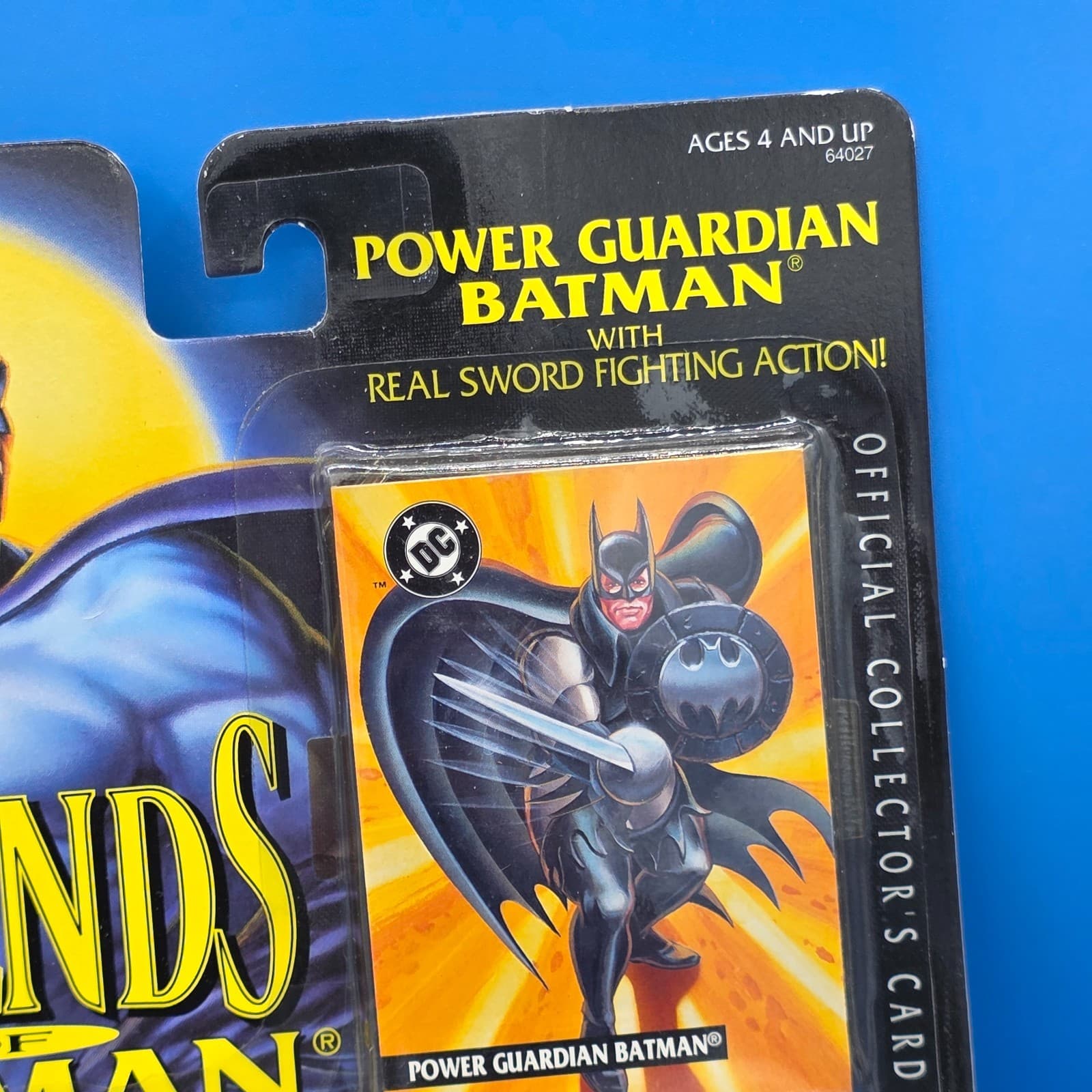 Vintage 1994 Legends of Batman Power Guardian Batman Figure - Thumbnail 5