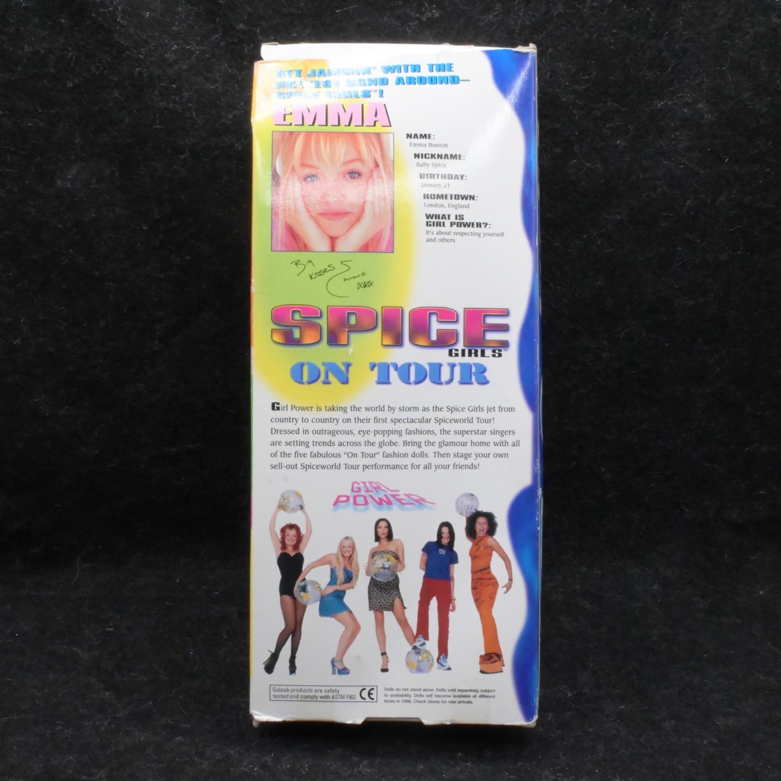 BABY SPICE DOLL ( EMMA )- SPICE GIRLS ON TOUR 1998 MADE BY GALOOB/ SEALED - Thumbnail 10