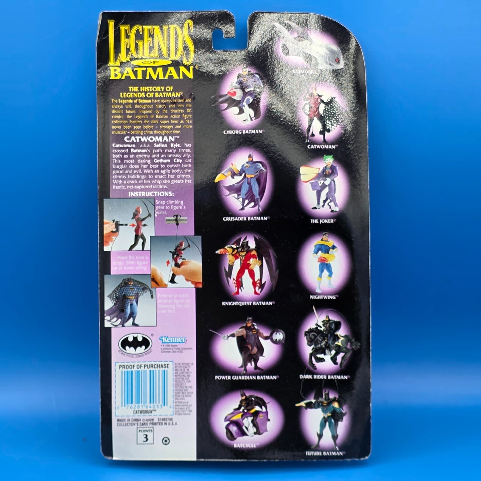Legends of Batman Catwoman + Quick Climb Claw + Capture Net + Collectors Card - Thumbnail 5