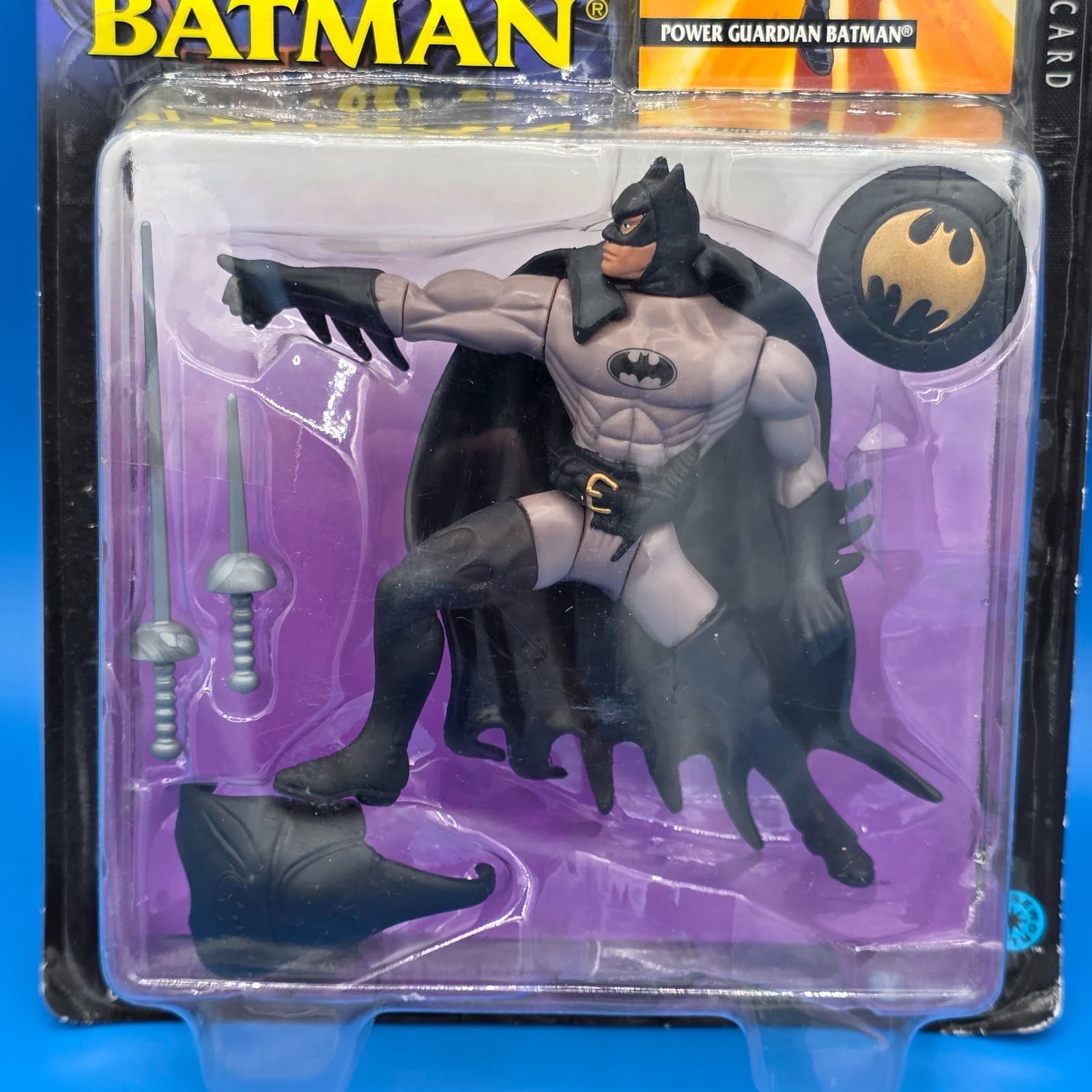 Vintage 1994 Legends of Batman Power Guardian Batman Figure - Thumbnail 6
