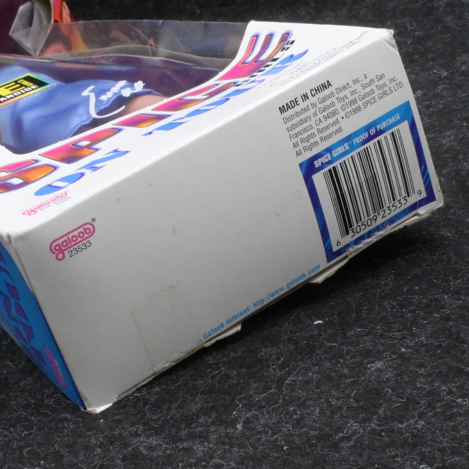 BABY SPICE DOLL ( EMMA )- SPICE GIRLS ON TOUR 1998 MADE BY GALOOB/ SEALED - Thumbnail 5