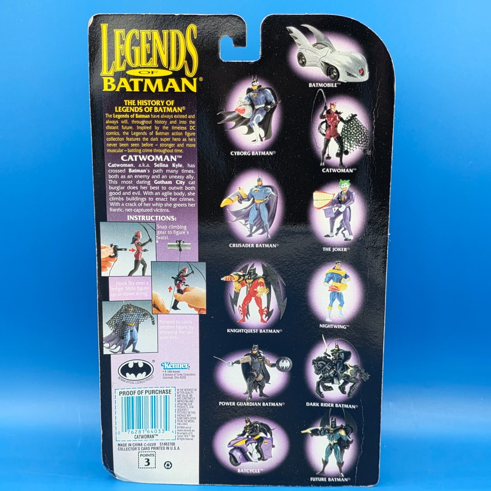 Legends of Batman Catwoman + Quick Climb Claw + Capture Net + Collectors Card - Thumbnail 3