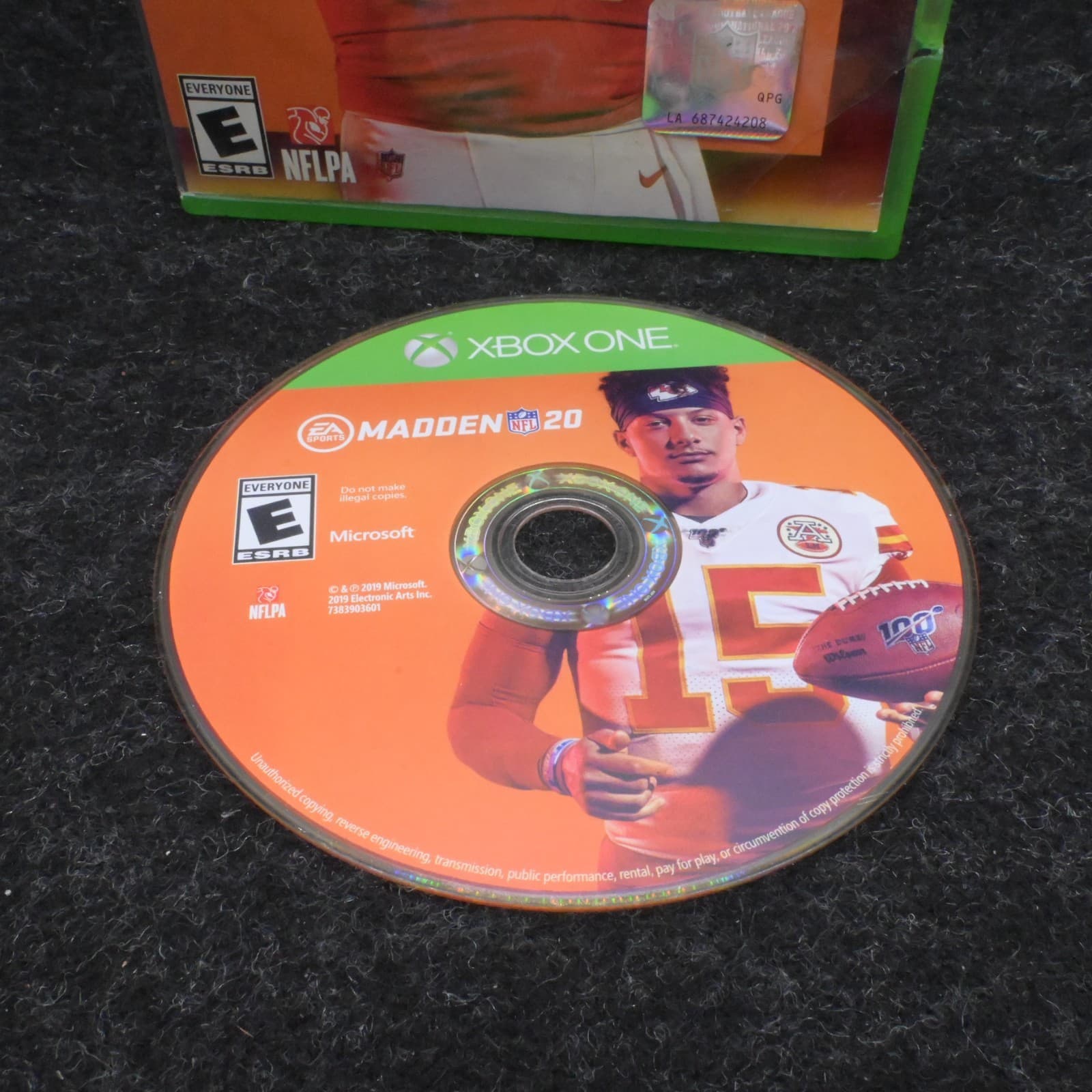 Madden NFL 20 Microsoft Xbox One 2019 Tested Working EA Sports Football Game - Thumbnail 2