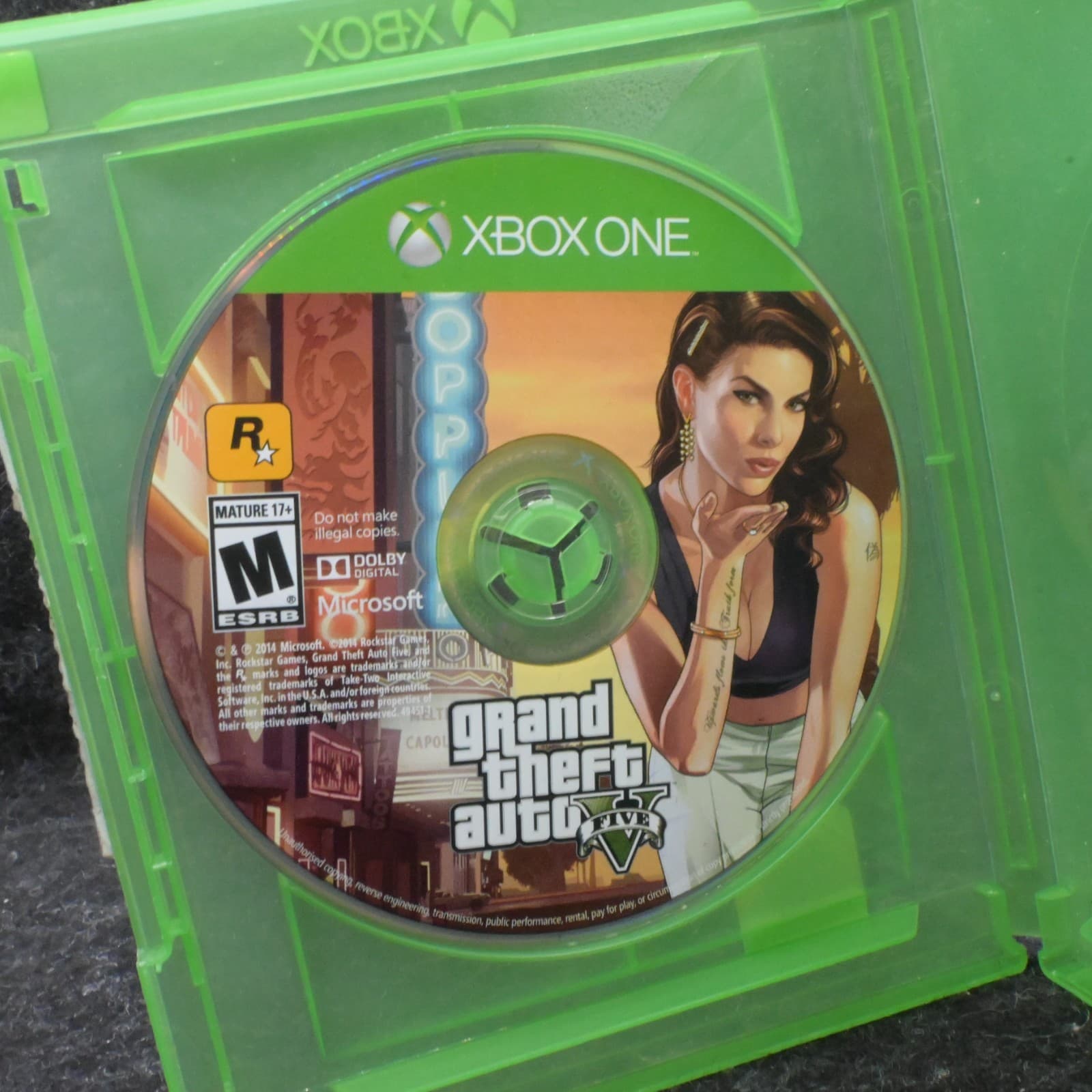 Grand Theft Auto V / 5 (Xbox One) DISC ONLY | NO TRACKING | M2980 - Thumbnail 2