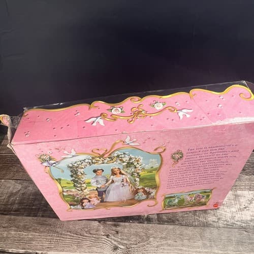 Rare 2005 Mattel Barbie Rapunzel's Wedding Dream Team Pink Horse J6851 J6852 New - Thumbnail 10