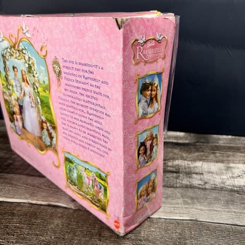 Rare 2005 Mattel Barbie Rapunzel's Wedding Dream Team Pink Horse J6851 J6852 New - Thumbnail 6