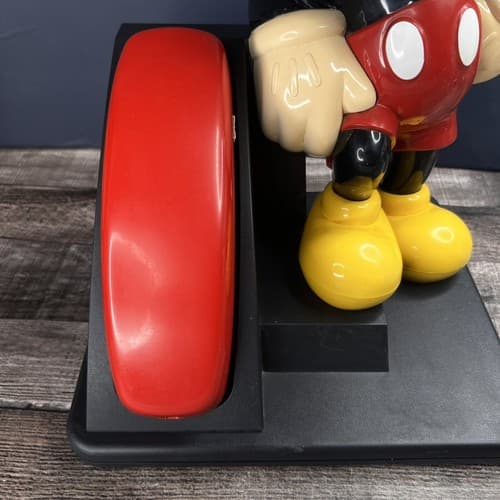 Vintage 1993 Mickey Mouse Corded Land Line Touch Tone Telephone AT&T Disney - Thumbnail 5