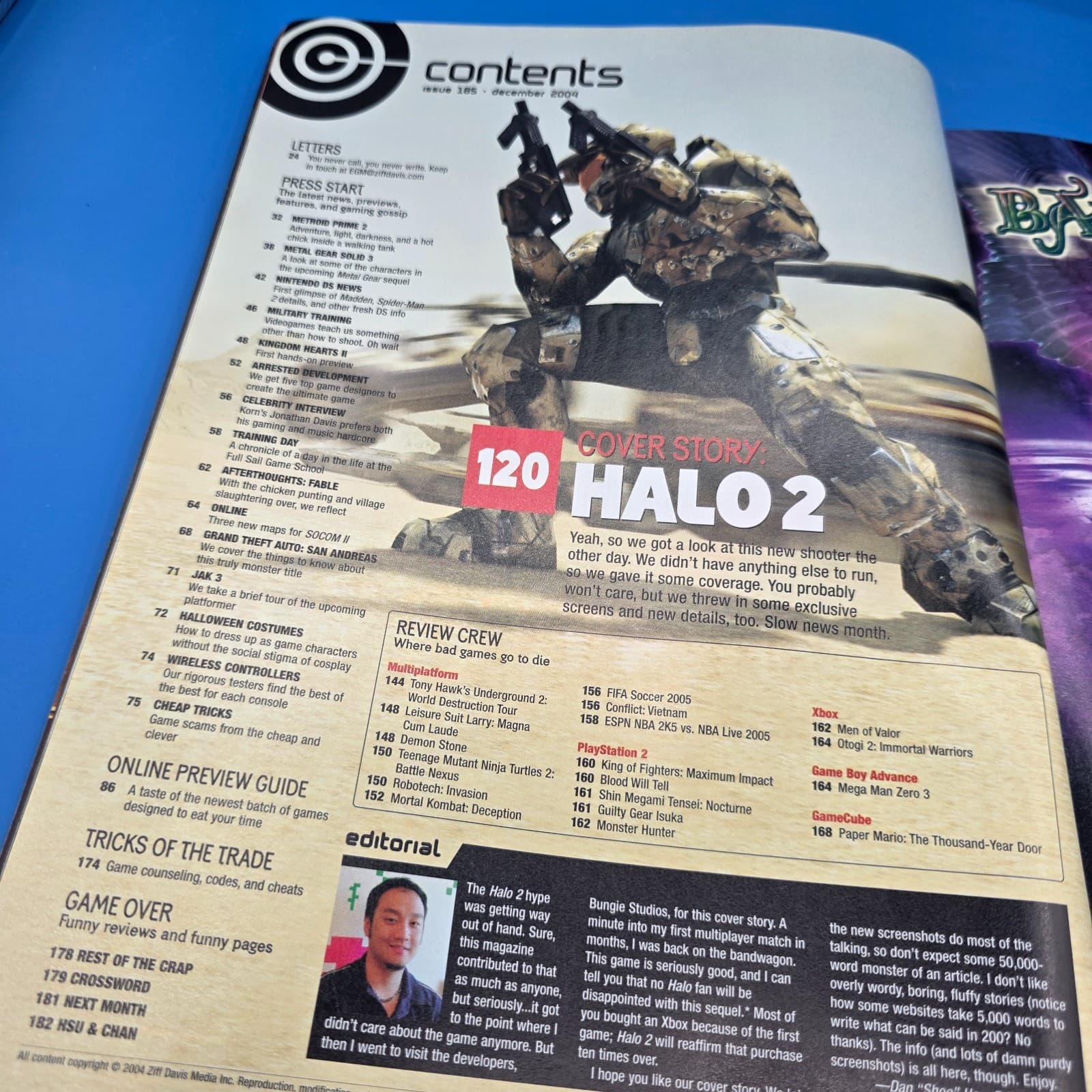 Electronic Gaming Monthly, Issue 185 (December 2004) master chief cover! - Thumbnail 2