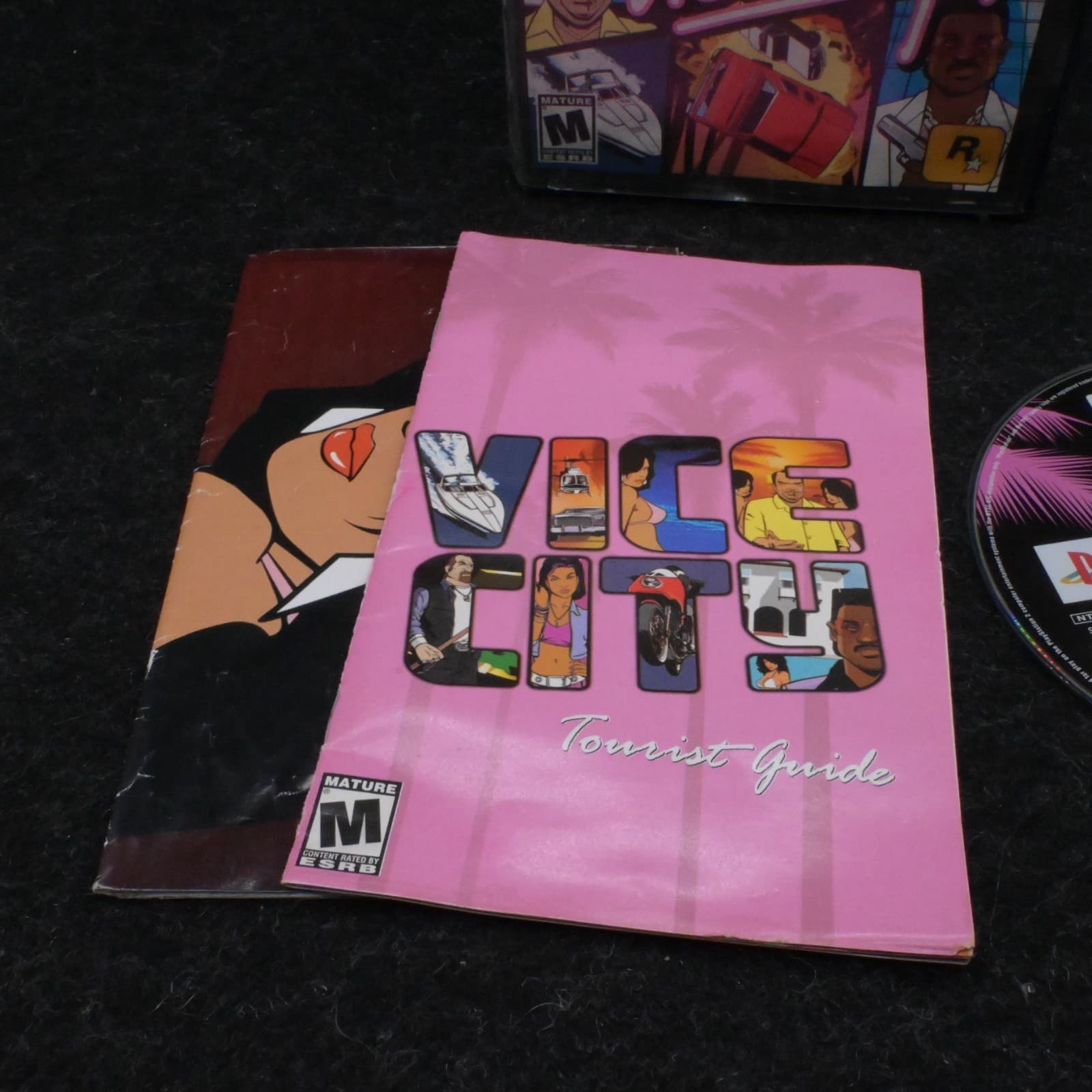 Grand Theft Auto Vice City PlayStation 2 PS2 Game CIB Map GTA - Thumbnail 2