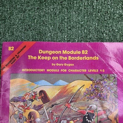 *STAINED* TSR Basic D&D Keep on the Borderlands Dungeons & Dragons - Thumbnail 2