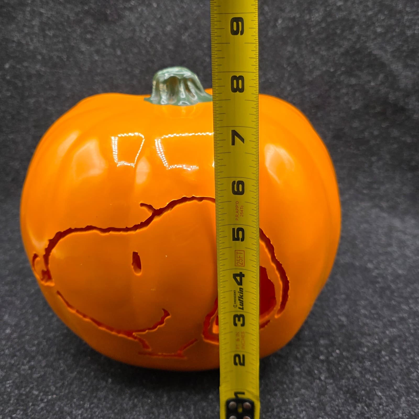 Peanuts Charlie Brown SNOOPY Halloween Jack-O-Lantern Pumpkin Lights ` - Thumbnail 5