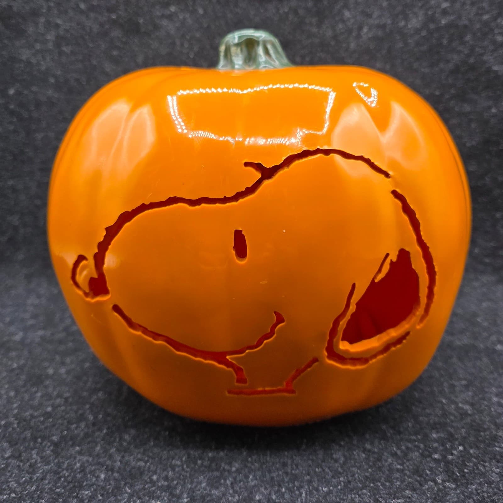 Peanuts Charlie Brown SNOOPY Halloween Jack-O-Lantern Pumpkin Lights ` - Thumbnail 2