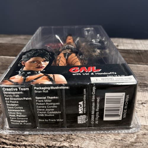 2005 NECA Sin City Series 1 Gail with Uzi & Handcuffs Action Figure New - Thumbnail 5