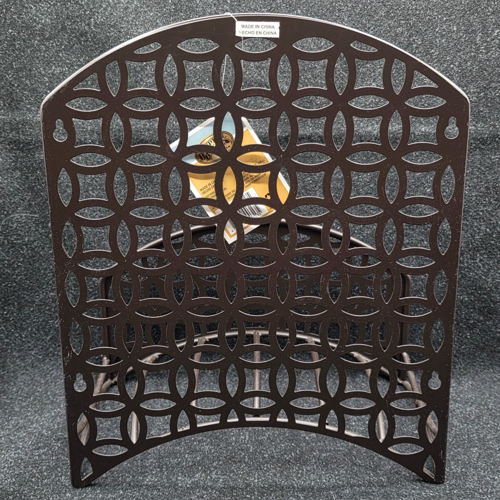 Hampton Bay Decorative Hose Hanger Brown Powder Coated Finish Holds 150ft - Thumbnail 7