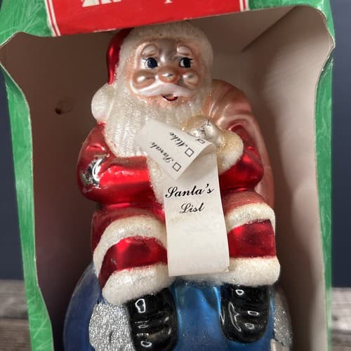 "Santa's List" Christmas Ornament by City of Hope approximately 7.5" tall - Thumbnail 2