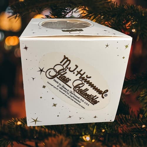 M.J. Hummel ‘99 Glass Christmas Ornament Boxed “Have the Sun in Your Heart” H294 - Thumbnail 2