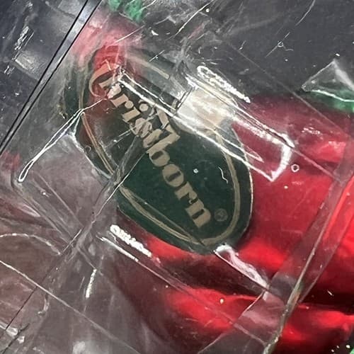 Christborn ORNAMENT Vintage Christmas SANTA FACE Hand Blown Glass GERMANY - Thumbnail 5
