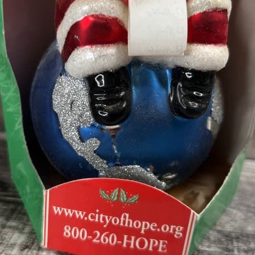 "Santa's List" Christmas Ornament by City of Hope approximately 7.5" tall - Thumbnail 3