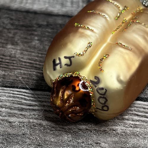 Old World Christmas OWC Glass Hot Dog Christmas Ornament 4" - Thumbnail 4