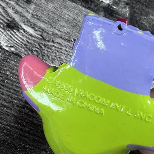 Vintage 2003 Spongebob Squarepants 3.5" Patrick Pink Christmas Ornament Viacom - Thumbnail 3
