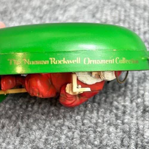Norman Rockwell "Charting His Course" Christmas Ornament Collector's Club 1987 - Thumbnail 7