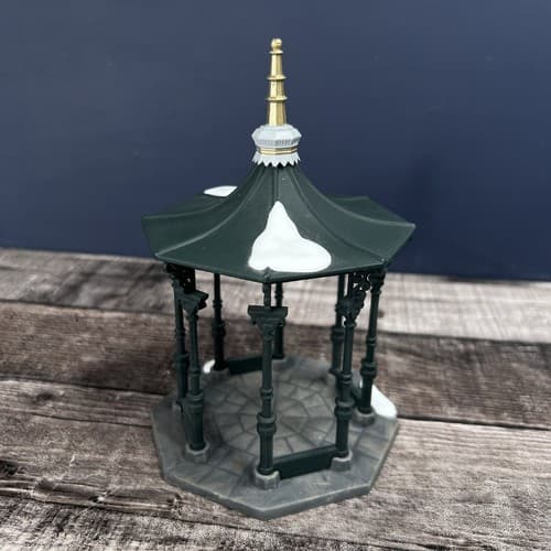 Department 56 Christmas Village Accessory Town Square Gazebo #5513-1 MIB - Thumbnail 3