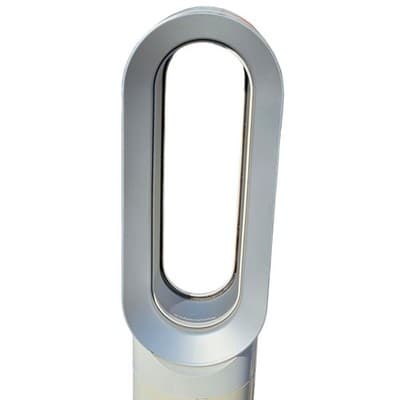 Dyson AM09 Hot + Cool Jet Focus Oscillating Fan Heater Works White Silver - Thumbnail 3