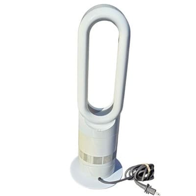 Dyson AM09 Hot + Cool Jet Focus Oscillating Fan Heater Works White Silver - Thumbnail 6