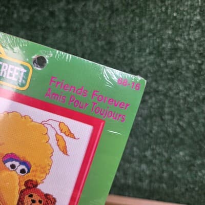 Vtg Janlynn Sesame Street Cross Stitch Kits x3 Big Bird, Grover, Bert & Ernie 97 - Thumbnail 6