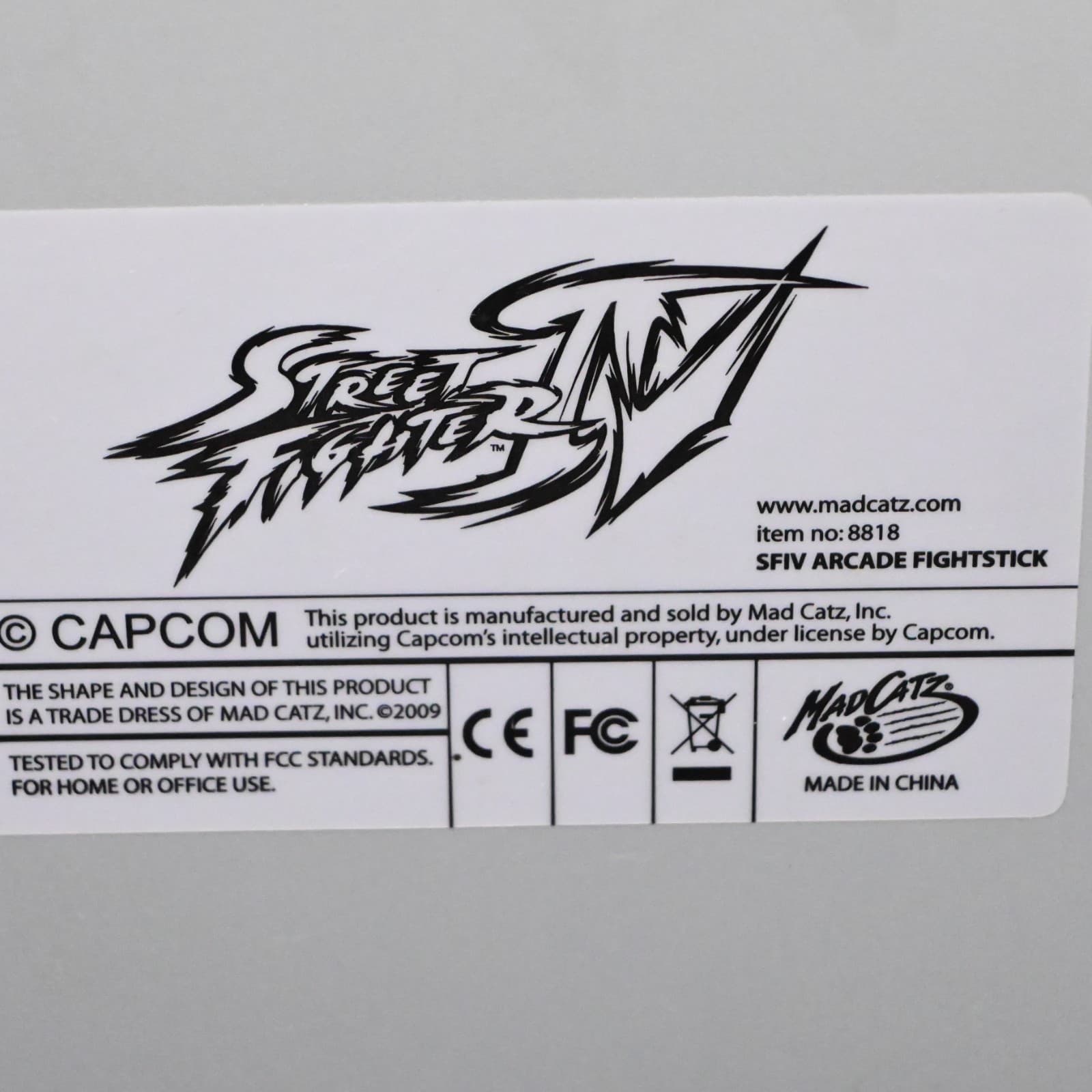 Street Fighter IV Arcade Fight Stick Mad Catz PS3 Capcom - Thumbnail 12