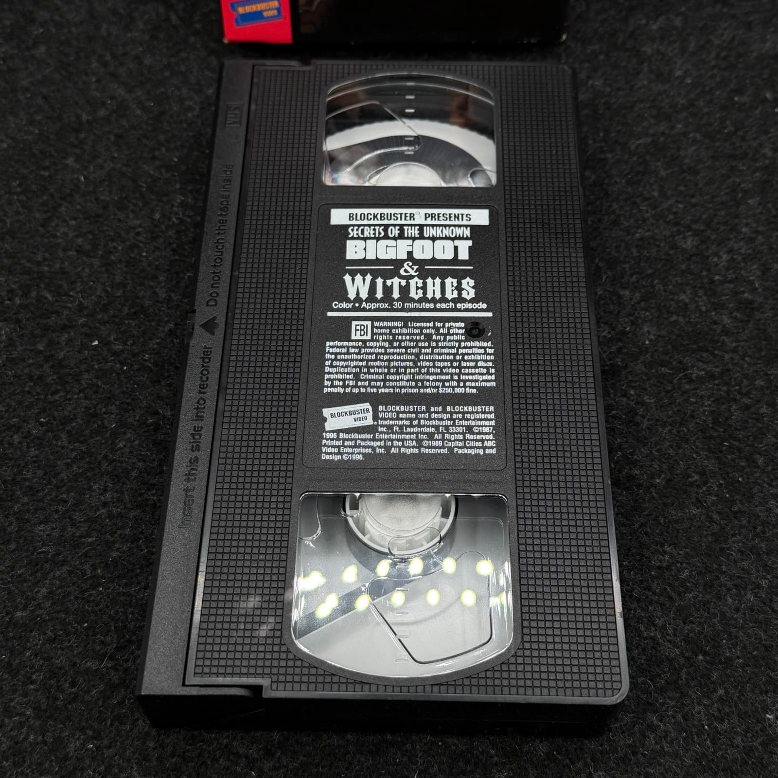 Rare Blockbuster Presents Secrets of the Unknown: Bigfoot & Witches VHS - Thumbnail 2