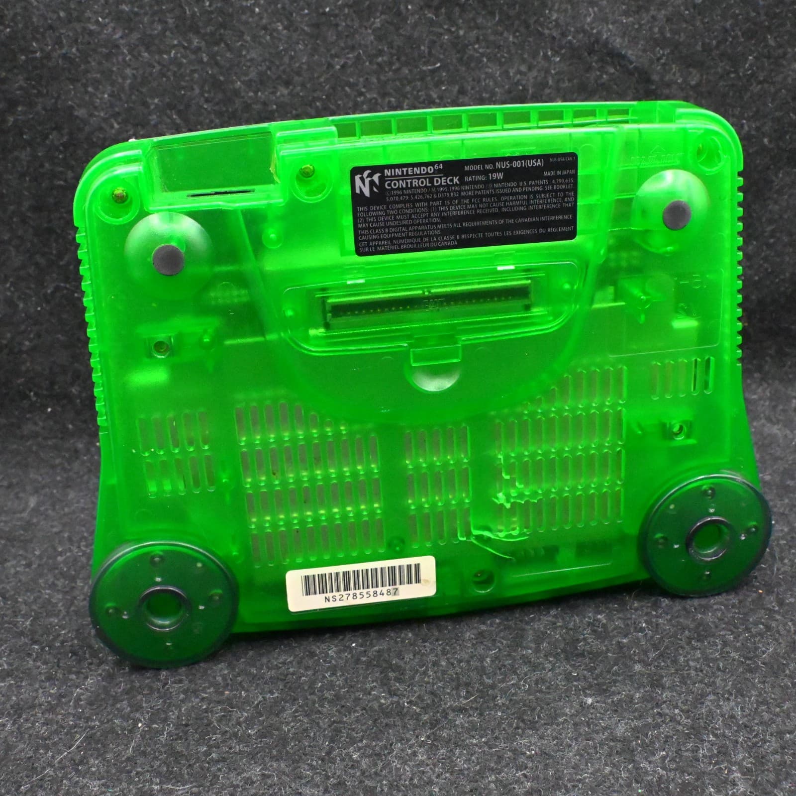 Nintendo 64 N64 FUNTASTIC Jungle Green Console W Expansion Pack MATCHING CONTROL - Thumbnail 10