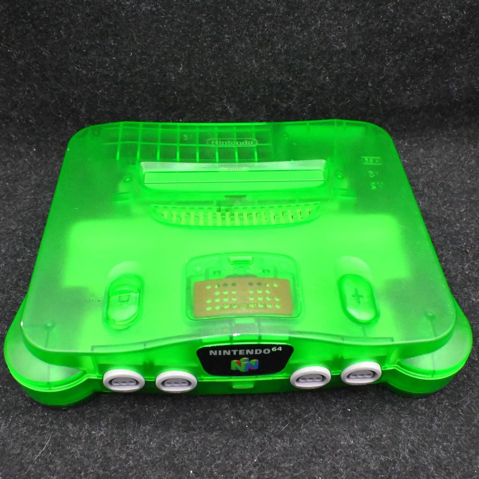Nintendo 64 N64 FUNTASTIC Jungle Green Console W Expansion Pack MATCHING CONTROL - Thumbnail 6