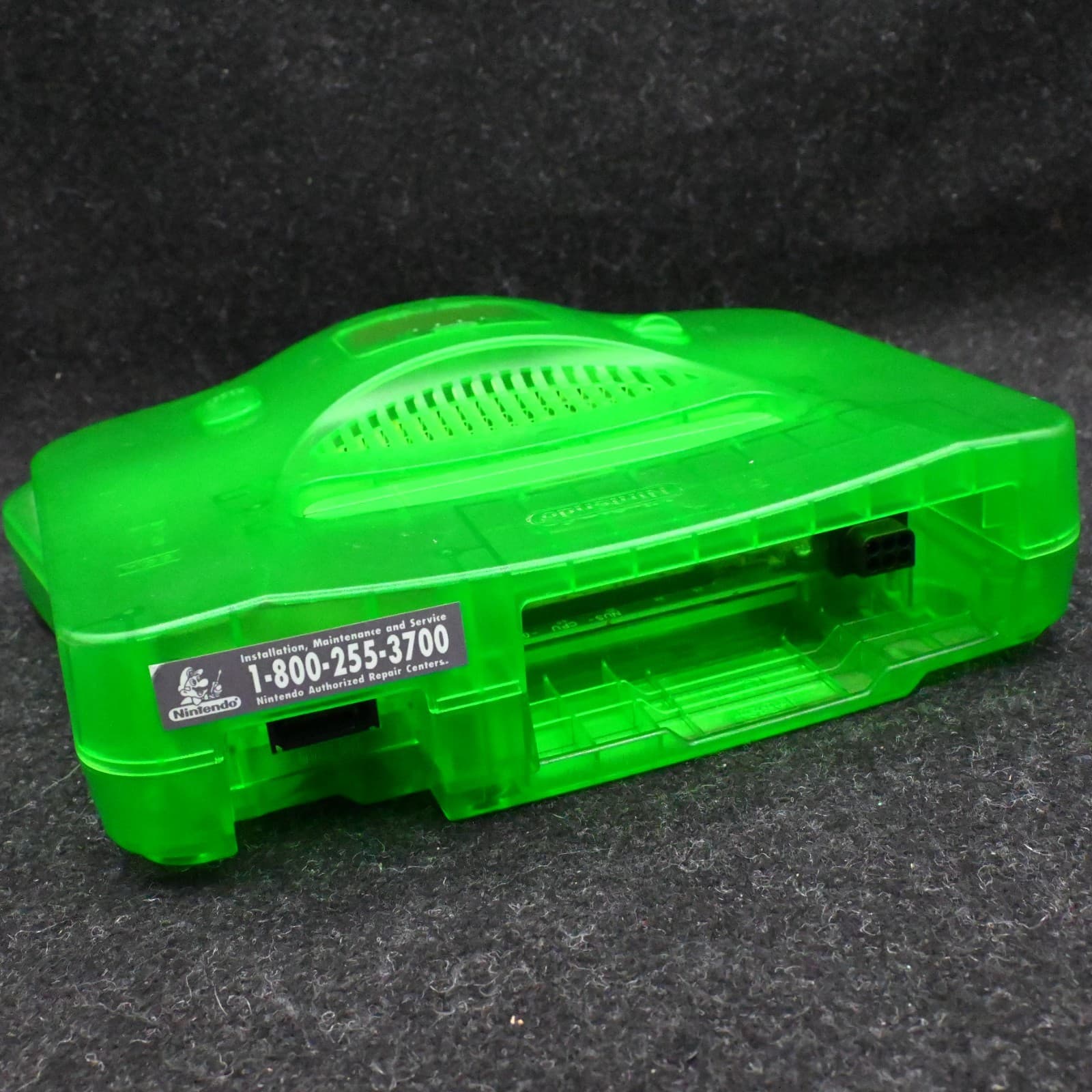 Nintendo 64 N64 FUNTASTIC Jungle Green Console W Expansion Pack MATCHING CONTROL - Thumbnail 8